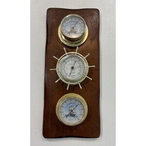 Springfield Nautical Weather Station Thermometer Barometer Hygrometer Wall Decor
